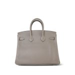 Birkin 25 Gris Asphalt Taurillon Novillo Gold Plated Y Stamp - Image 7