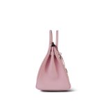 Birkin 25 Rose Sakura Swift Palladium Plated D Stamp - Image 6
