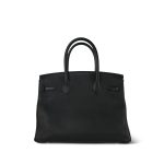Birkin 30 Noir Togo Gold Plated A Stamp - Image 9