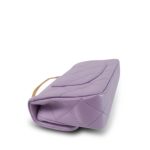 24P Purple Caviar Quilted Mini Sweetheart Single Flap Bag Aged Gold Hardware - Image 6