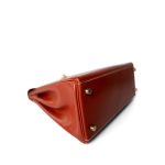 Kelly 28 Brique Box Calfskin Gold Plated (V) Stamp - Image 6