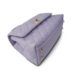 21K Lilac Caviar Quilted Small Coco Handle LGHW - Image 13