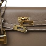 Kelly 25 Sellier Etoupe Veau Epsom Gold Plated Z Stamp - Image 8