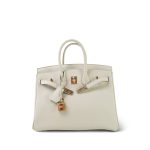 Birkin 25 Beton Togo Rose Gold Plated D Stamp - Image 5