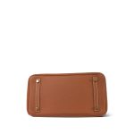 Birkin 30 Gold Veau Togo Gold Plated X Stamp - Image 13