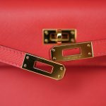 Kelly Pochette Rose Jaipur Epsom Gold Plated X Stamp - Image 17