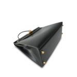 Kelly 32 Black Box Calfskin Gold Plated [C] Stamp - Image 6