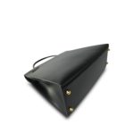 Kelly 32 Black Box Calfskin Gold Plated [C] Stamp - Image 7