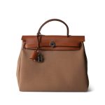 Herbag Zip 31 Fauve and Chai Toile Vache Hunter Palladium Plated - Image 3