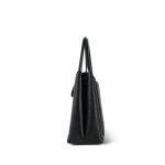 Black Caviar Quilted Kelly Shopper Gold Hardware - Image 3