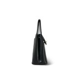 Black Caviar Quilted Kelly Shopper Gold Hardware - Image 5