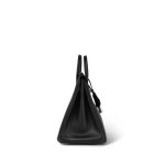 Birkin 25 Black Epsom Palladium Plated M Square Stamp - Image 15