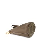 In The Loop 18 Etoupe Taurillon Clemence/Swift Gold Plated B Stamp - Image 6