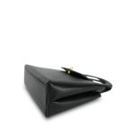 Black Caviar Quilted Kelly Shopper Gold Hardware - Image 8
