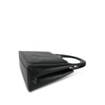 Black Caviar Quilted Kelly Shopper Gold Hardware - Image 11