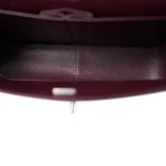 Black Caviar Quilted Jumbo Classic Flap Silver Hardware - Image 9