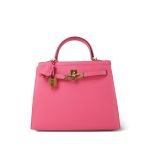 Kelly 25 Rose Azalée Veau Epsom Gold Plated C Stamp - Image 13