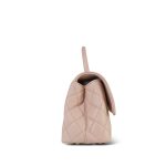 21A Light Pink Caviar Quilted Small Coco Handle Light Gold Hardware - Image 5