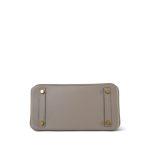 Birkin 25 Gris Asphalt Taurillon Novillo Gold Plated Y Stamp - Image 9