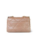 22B Pearly Beige Goatskin Quilted 19 Flap Small Mixed Hardware by - Image 4