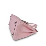 Birkin 25 Rose Sakura Swift Palladium Plated D Stamp - Image 4