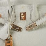 Birkin 25 Beton Togo Rose Gold Plated D Stamp - Image 6