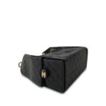 Black Caviar Quilted 25 Bag Large Aged Gold Hardware - Image 4