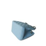 22S Light Blue Caviar Quilted Mini Bucket Bag Light Gold Hardware - Image 8