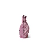24B Pink Metallic Calfskin Quilted 22 Hobo Bag Small Pink/Silver Hardware - Image 3