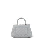 24P Grey Caviar Quilted Small Coco Handle LGHW - Image 3