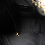 Black Caviar Quilted 25 Bag Large Aged Gold Hardware - Image 14