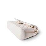 21S White Caviar Quilted Classic Flap Small LGHW - Image 5