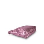 24B Pink Metallic Calfskin Quilted 22 Hobo Bag Small Pink/Silver Hardware - Image 11