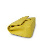 23P Yellow Caviar Quilted Classic Flap Medium Light Gold Hardware - Image 7