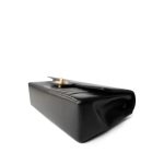 Black Vintage Lambskin Vertical Flap Bag GHW - Image 8