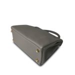Kelly 25 Retourne Gris Meyer Togo Gold Plated B Stamp - Image 8