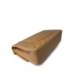 Vintage Beige Lambskin Quilted Classic Flap Medium GHW - Image 11