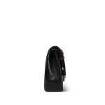 Black Lambskin Quilted Medium Double Flap Bag GHW - Image 7