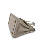 Birkin 25 Gris Asphalt Taurillon Novillo Gold Plated Y Stamp - Image 13