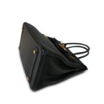 Birkin 30 Noir Togo Gold Plated A Stamp - Image 13
