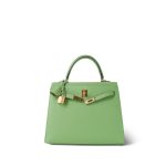 Kelly Sellier 25 Vert Criquet Veau Epsom Gold Plated Y Stamp - Image 10