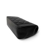 Black Lambskin Quilted Diana Flap Small Gold Hardware - Image 11