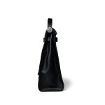 Herbag Zip PM 31 Black and Ecru Toile H Berline Vache Hunter Palladium Plated Z Stamp - Image 5