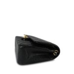Black Caviar Quilted Medium Classic Flap GHW - Image 11