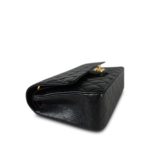 Black Caviar Quilted Medium Classic Flap GHW - Image 7