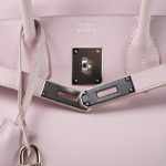 Birkin 30 Rose Dragee Swift Gold Plated K Square Stamp - Image 27