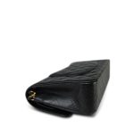 Black Caviar Quilted Medium Classic Flap GHW - Image 10