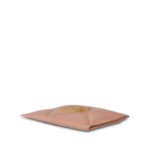 23P Beige Lambskin Quilted 19 Card Holder Aged Gold Hardware - Image 6