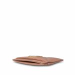23P Beige Lambskin Quilted 19 Card Holder Aged Gold Hardware - Image 9