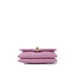22S Pink Caviar Quilted ‘Pick Me Up’ Belt Bag Aged Gold Hardware - Image 9